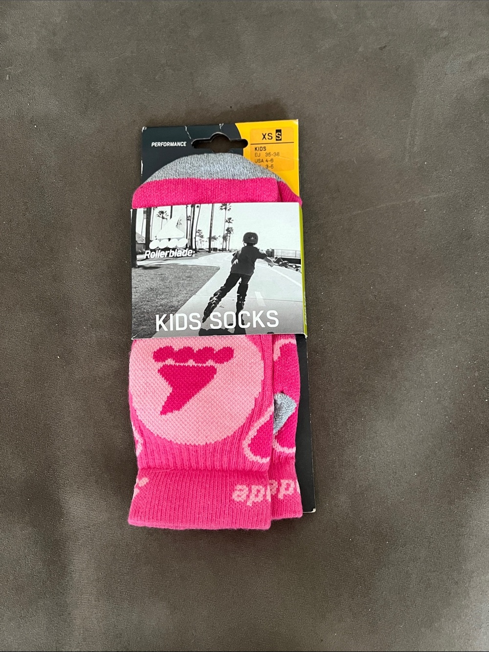 adidas Kids Bright Pink Logo Socks